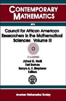 Council for African American Researchers in the Mathematical Sciences: Volume III