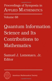 Quantum Information Science and Its Contributions to Mathematics