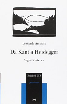 Da Kant a Heidegger. Saggi di estetica
