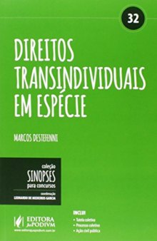 Direitos Transindividuais Em Espécie Vol. 32 - Col. Sinopses Para Concursos