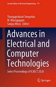 Advances in Electrical and Computer Technologies: Select Proceedings of ICAECT 2020