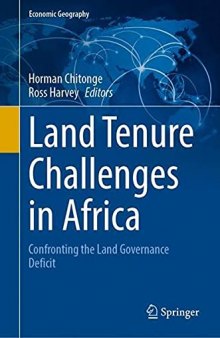 Land Tenure Challenges in Africa: Confronting the Land Governance Deficit