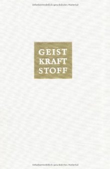 Vay, Adelma und Catharina und Oedoen von - Geist Kraft Stoff - Hauptwerk (1870-2003, 107 S., Text)