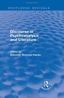 Discourse in Psychoanalysis and Literature