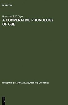 A Comparative Phonology of Gbe