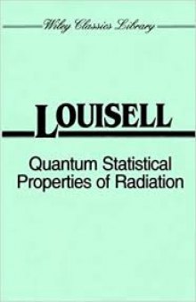 Quantum Statistical Properties of Radiation