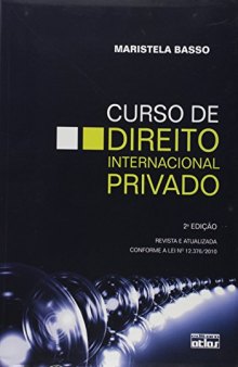 Curso De Direito Internacional Privado