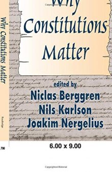 Why Constitutions Matter