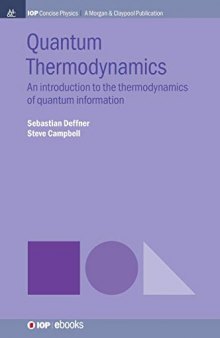 Quantum Thermodynamics: An Introduction to the Thermodynamics of Quantum Information