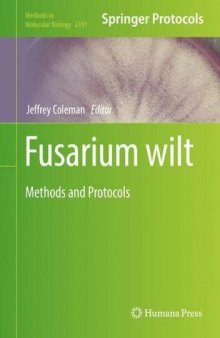 Fusarium wilt: Methods and Protocols