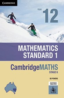 CambridgeMaths stage 6. Year 12, Mathematics standard 1