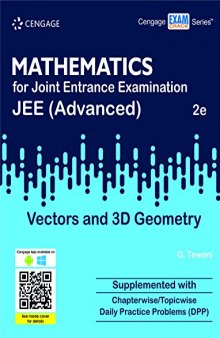 MATHEMATICS FOR JEE  (ADVANCED) : VECTORS & 3D GEOMETRY 2/ED