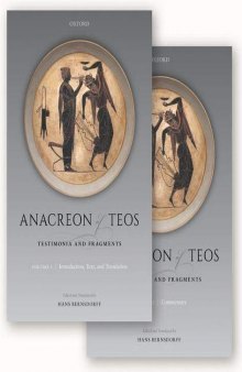 Anacreon of Teos: Testimonia and Fragments, vol. 2 (Commentary)