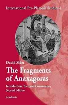 The fragments of Anaxagoras