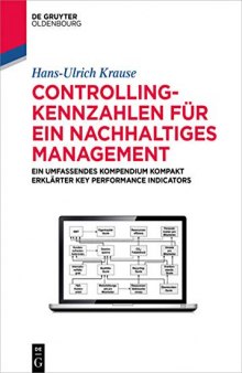 Controlling-kennzahlen Für Ein Nachhaltiges Management: Ein Umfassendes Kompendium Kompakt Erklärter Key Performance Indicators (De Gruyter Studium) (German Edition)