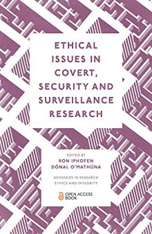 Ethical Issues In Covert, Security And Surveillance Research