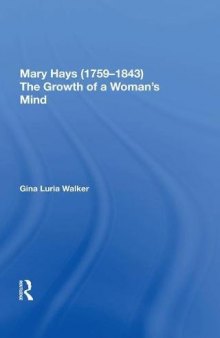 Mary Hays (1759-1843): The Growth of a Woman's Mind