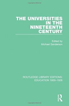 The Universities in the Nineteenth Century