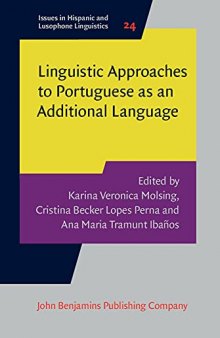 Linguistic Approaches to Portuguese as an Additional Language