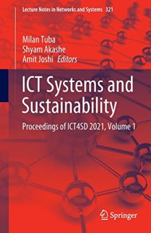 ICT Systems and Sustainability: Proceedings of ICT4SD 2021, Volume 1