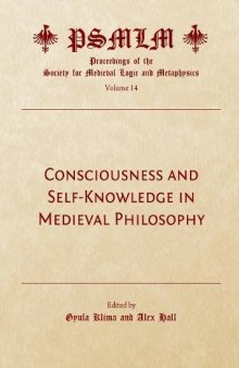 Consciousness and Self-Knowledge in Medieval Philosophy