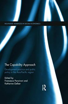 The Capability Approach: Development Practice and Public Policy in the Asia-Pacific Region