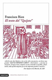 El texto del Quijote