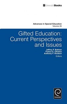 Gifted Education: Current Perspectives and Issues