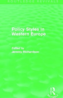 Policy Styles in Western Europe
