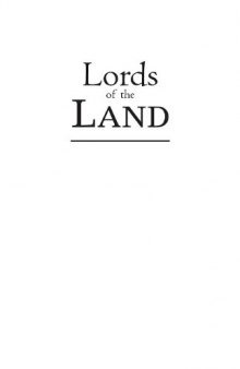 Lords of the Land: The War for Israel's Settlements in the Occupied Territories, 1967-2007