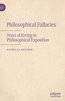 Philosophical Fallacies: Ways of Erring in Philosophical Exposition