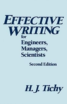 Effective Writing for Engineers, Managers, Scientists