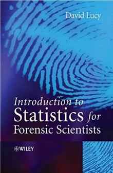 Introductory to statistics for forensic scientists