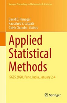 Applied Statistical Methods: ISGES 2020, Pune, India, January 2–4 (Springer Proceedings in Mathematics & Statistics, 380)
