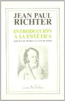 Introducción a la estética (ed. Pedro Aullón)