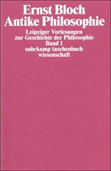Leipziger Vorlesungen zur Geschichte der Philosophie