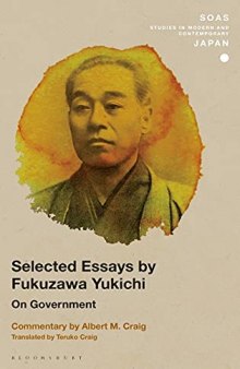Selected Essays by Fukuzawa Yukichi: On Government