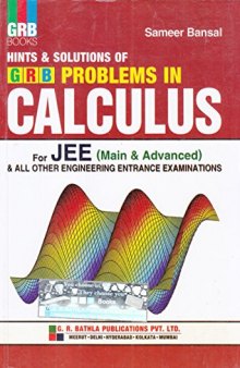 Hints & Solutions of Problems in Calculus