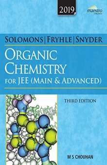 Wiley's Solomons, Fryhle & Snyder Organic Chemistry For Jee