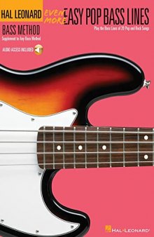 Even More Easy Pop Bass Lines: Supplement To Any Bass Method