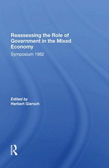 Reassessing/ Avail. Hc. Only! The Mixed Economy