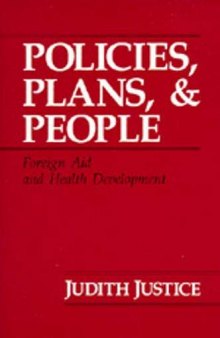 Policies, Plans, and People: Foreign Aid and Health Development