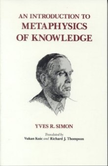 Introduction to Metaphysics of Knowledge