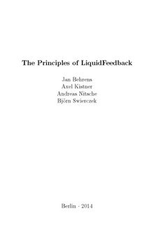 The Principles of LiquidFeedback