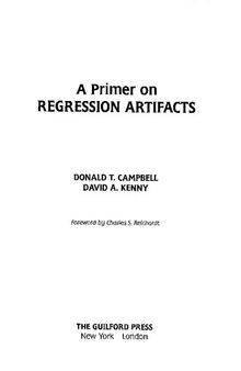 A Primer on Regression Artifacts