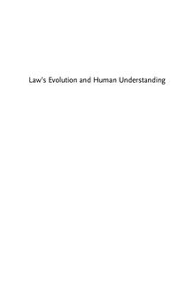 Law’s Evolution and Human Understanding