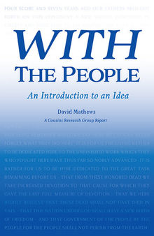 With the People: An Introduction to an Idea