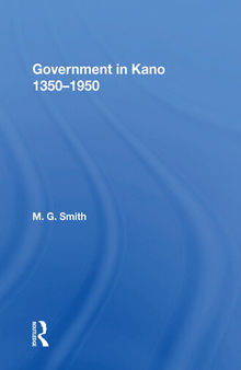Government in Kano, 1350-1950
