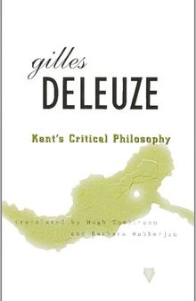 Kant's Critical Philosophy: The Doctrine of the Faculties