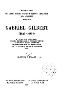 Gabriel Gilbert (1620?-1860?)